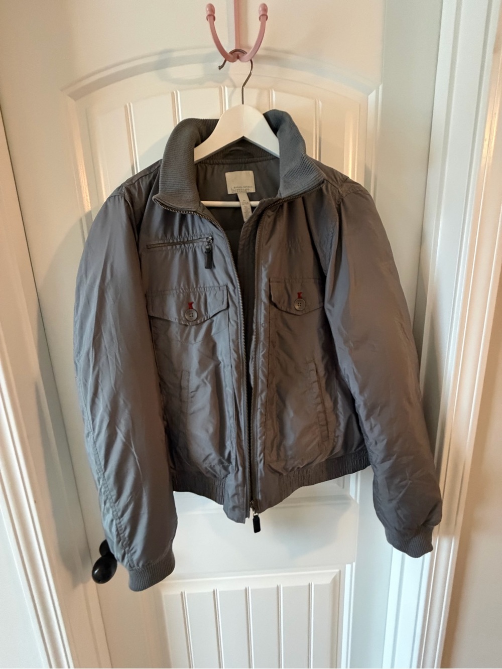 Banana Republic Women's Gray Bomber Jacket